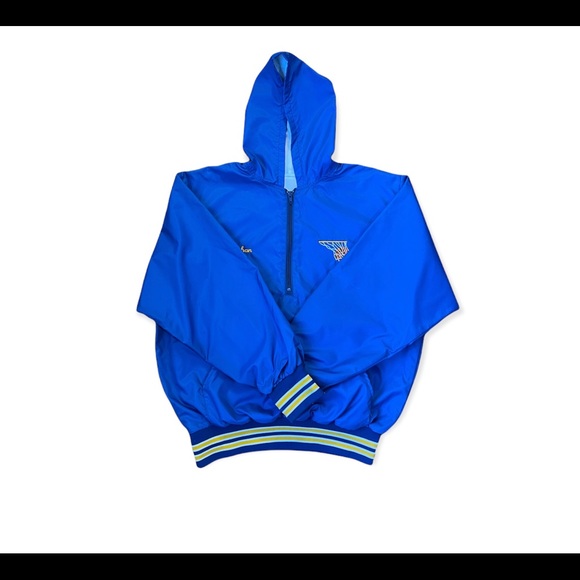Game Sportswear Varsity Half- Zip Size-S Blue Basketball Hoodie - Picture 2 of 7